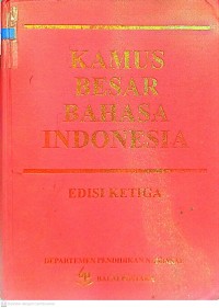 KAMUS BESAR BAHASA INDONESIA
