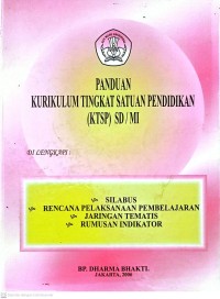 PANDUAN KURIKULUM TINGKAT SATUAN PENDIDIKAN (KTSP) SD/MI